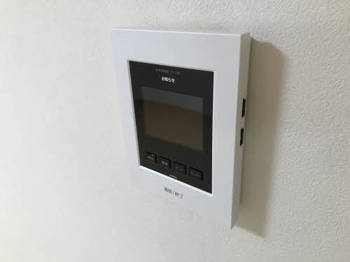 セキュリティ　ＴＶインターホンで来訪者を確認できます。