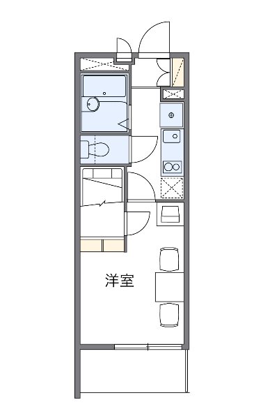 ディアコートＦの間取り