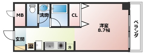 すぴりっと芦屋の間取り写真