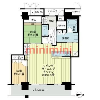 SUUMO】ジオタワー高槻ミューズガーデン(ミニミニFC高槻店(株