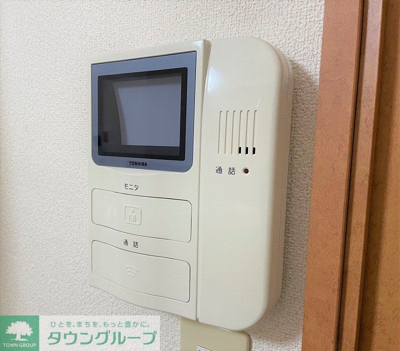 セキュリティ　モニター付きインターホン
