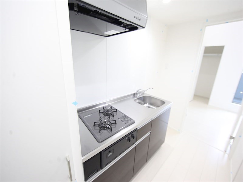 キッチン　システムキッチン（ガス2口コンロ付）