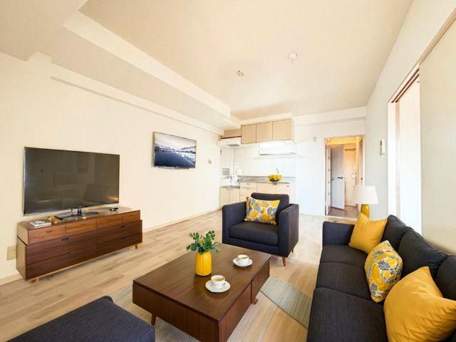 居室・リビング　家具はＣＧ画像です