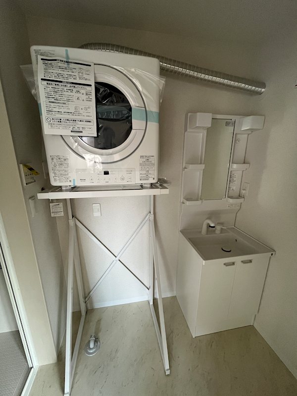 洗面設備　※同タイプ別部屋の写真となります。