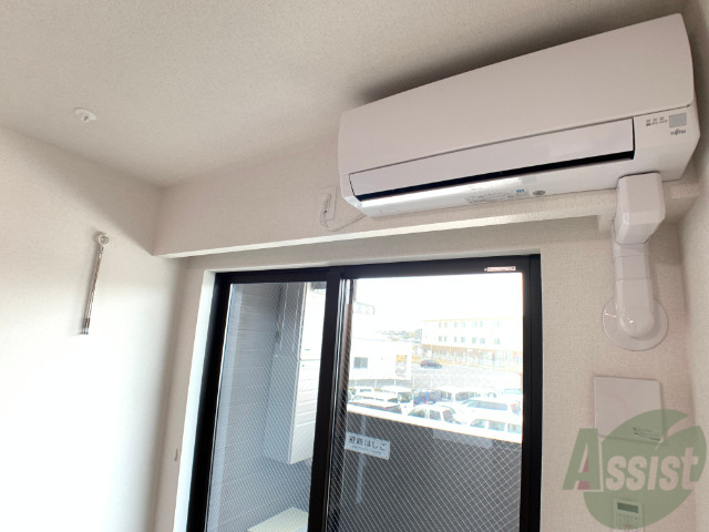 その他設備　エアコンが設置されているので、入居日から利用できます。