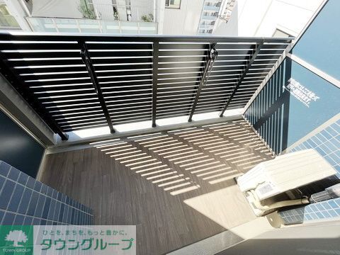 バルコニー　庭