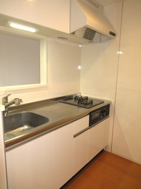 キッチン　※同タイプ他号室参考写真　南向きリビング