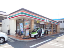 コンビニ　セブン－イレブン　能登川垣見店（コンビニ）まで400m