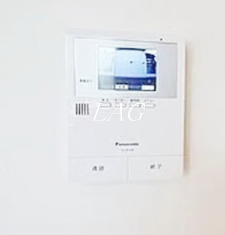 セキュリティ　モニター付きインターフォンです。