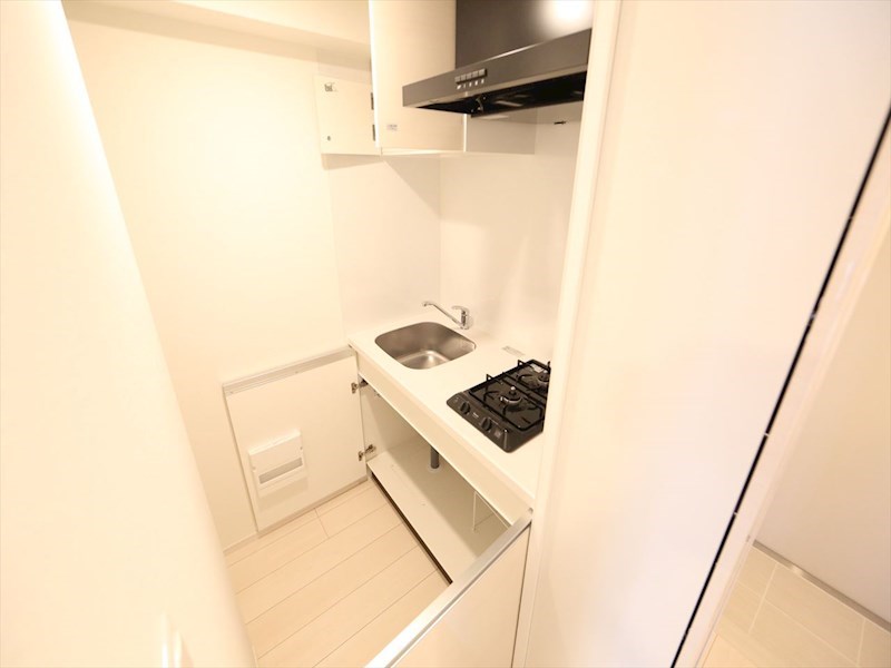 キッチン　システムキッチン（ガス2口コンロ付）