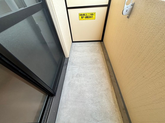 バルコニー　※別部屋の写真です