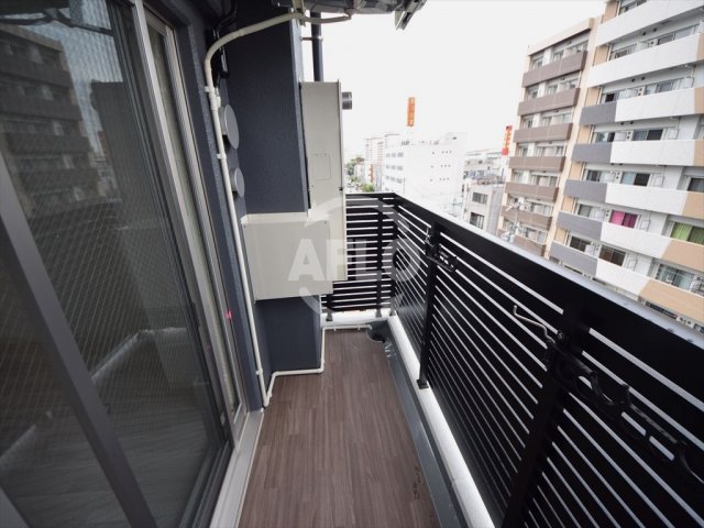 バルコニー　クリスタルグランツ難波WEST　バルコニー