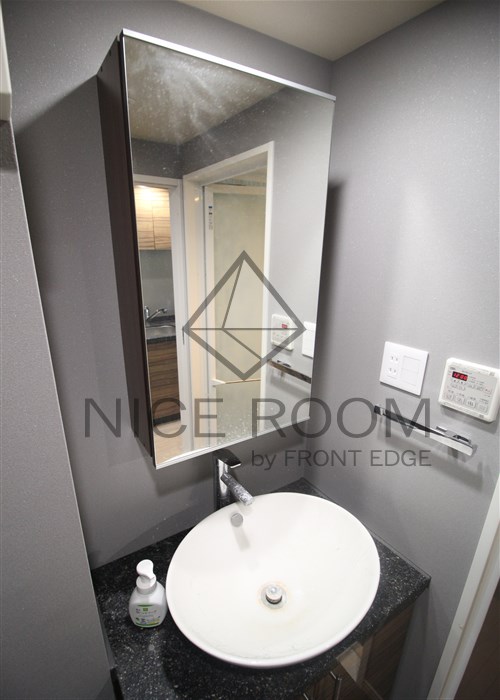 洗面設備　ファーストフィオーレ阿波座アクア　洗面所