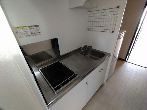 キッチン　シングルレバー設置　シンク広めです♪
