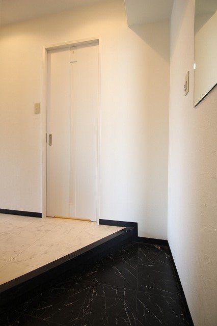 玄関　写真は別号室です。