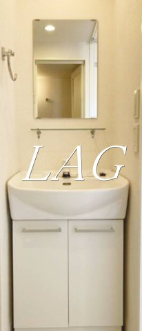 洗面設備　洗面台です。