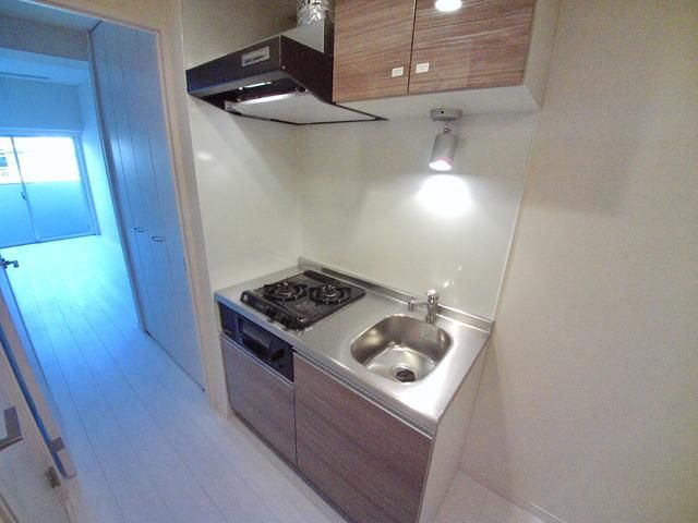 キッチン　2口ガスグリル付システムキッチン