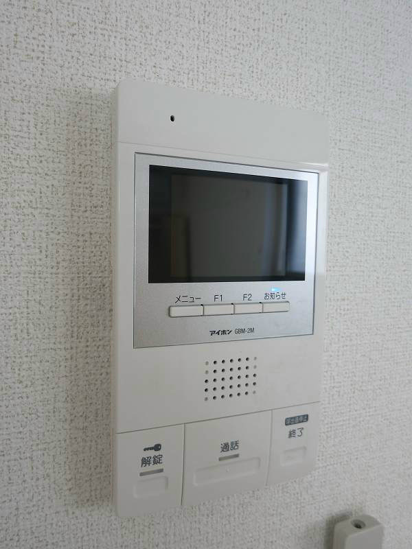 セキュリティ　来訪者の姿を確認できます。