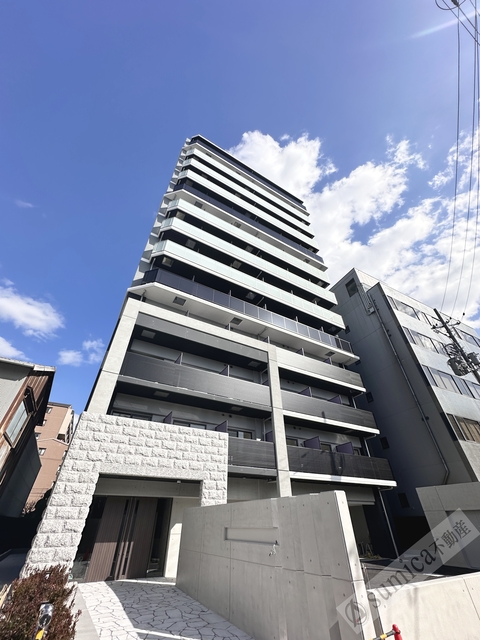 建物外観　シックな外観で完成