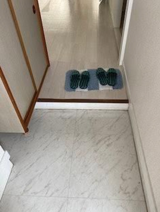 玄関　明るい玄関です