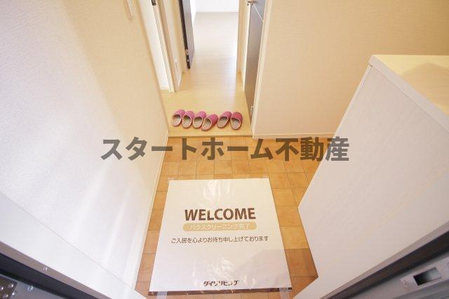 玄関　収納もある玄関です