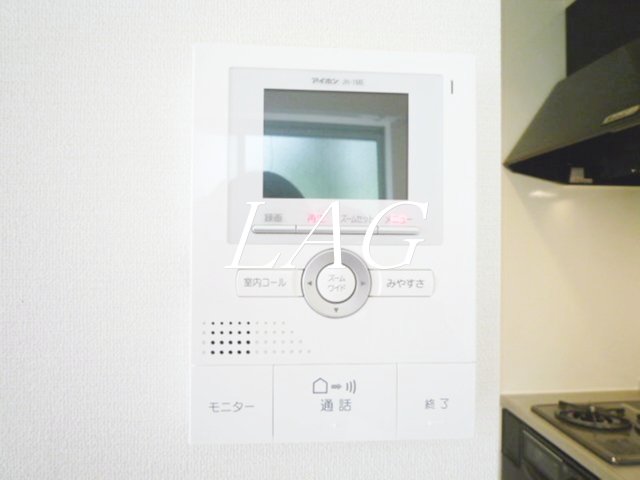 セキュリティ　モニター付きインターホンです。