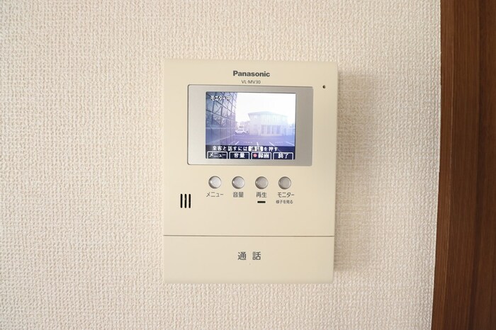 セキュリティ　モニター付きインターホンです