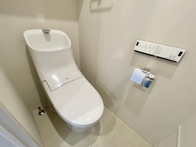 トイレ　ゆったりとした空間のトイレです