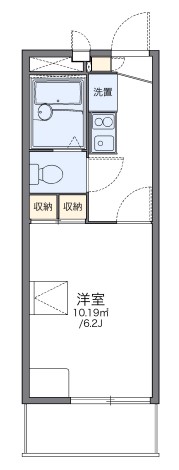 レオパレスクレベールの間取り写真