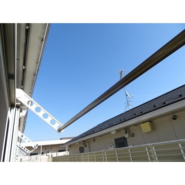 バルコニー　外に洗濯物干せます