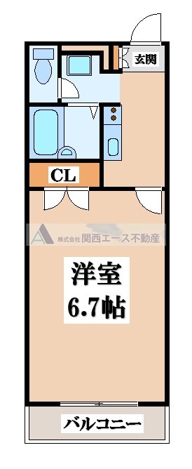 アンプルールフェール寿の間取り写真