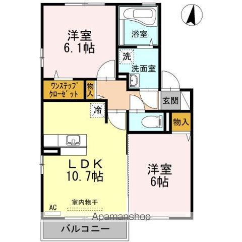 プリマ クレール B棟の間取り写真