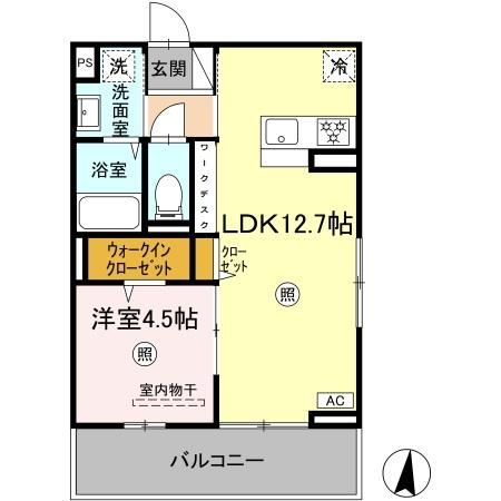 D-ROOM花高松の間取り写真