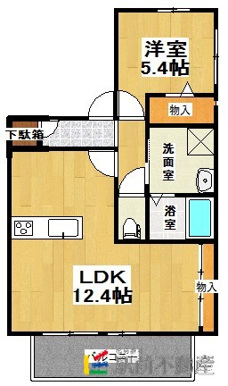 ＪＲ久大本線 筑後吉井駅 徒歩16分 2階建 築13年の間取り写真