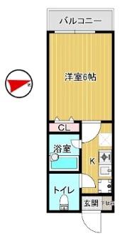 ＪＲ山手線 田端駅 徒歩2分 3階建 築12年の間取り写真