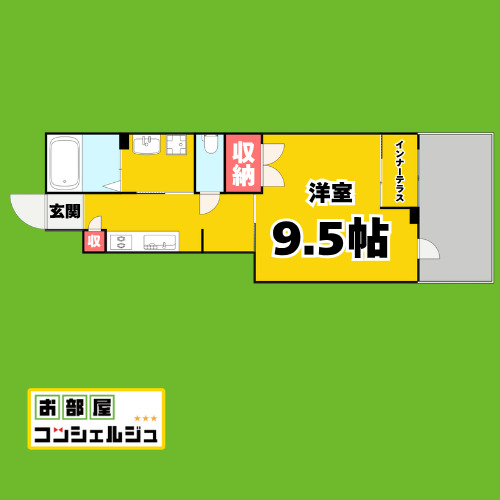 グランディール南川の間取り写真