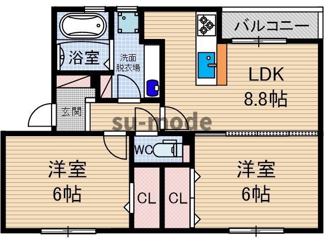 マルシエK・Kの間取り写真