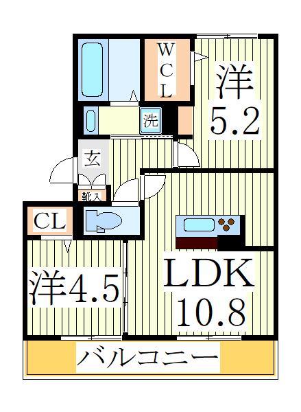 シエルドールの間取り写真