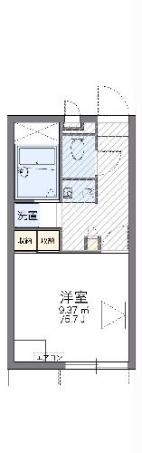 レオパレスルコトゥの間取り