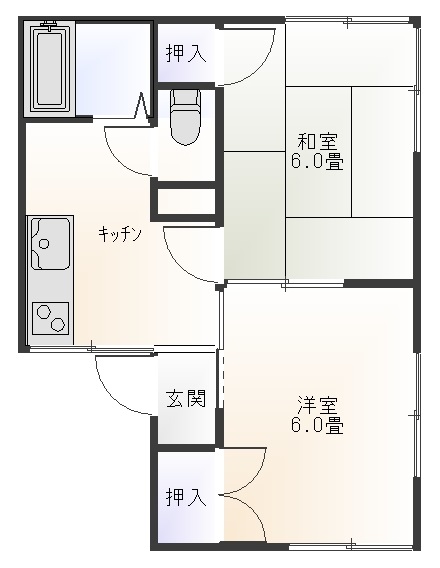 レジデンス高橋Ａ棟Ａ棟の間取り