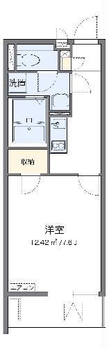 クレイノシャルマン中通の間取り