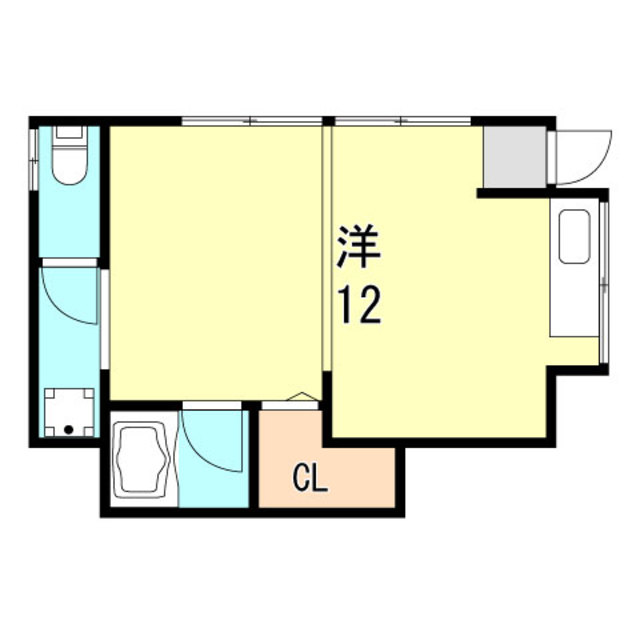 【湊川文化西棟の間取り】