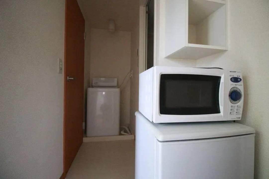 洗面設備　洗濯機置場