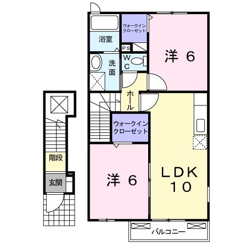 リバーサイドヒル　Ｂの間取り