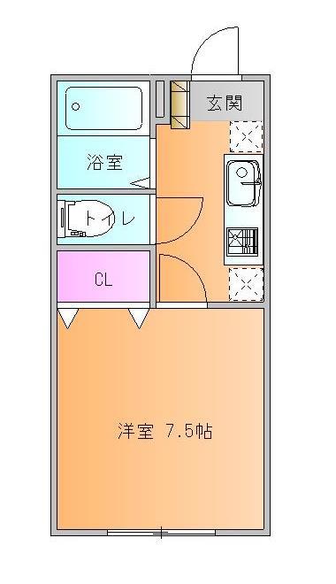 クレール１の間取り