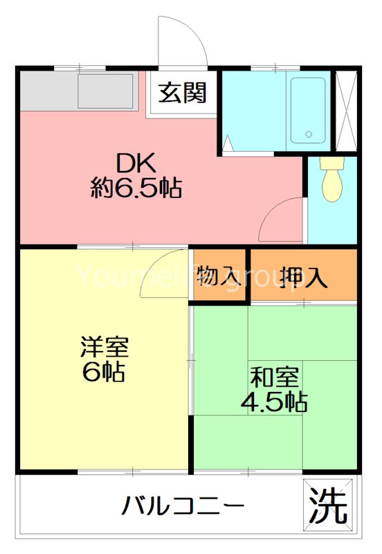 ヴィーナマンションA棟の間取り