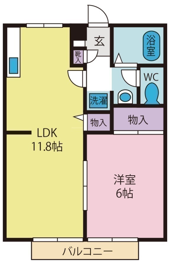 シティーパルの間取り