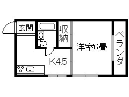 トーカンマンション山下町９０１号の間取り