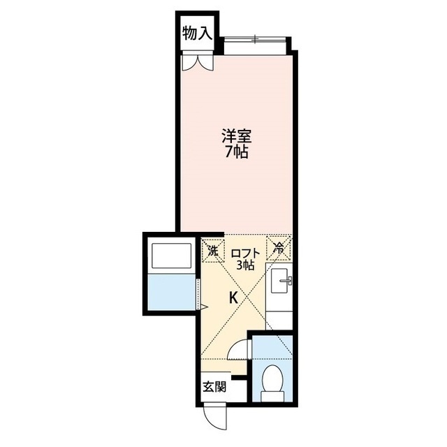 ヴィラ近江１号館の間取り