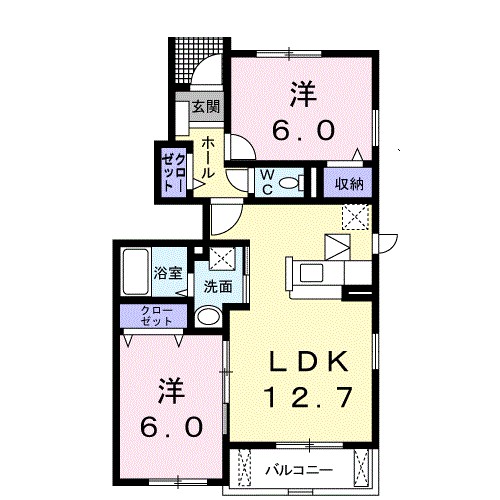 プロムナード・デーアの間取り